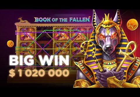 BIGGEST WIN OF THE MONTH 💰 (Record on Book Of The Fallen slot)