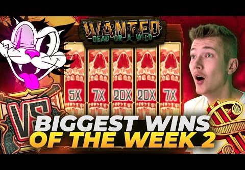 BIGGEST WINS OF THE WEEK 2 || INSANE 5 VS MAX WIN ON WANTED!!