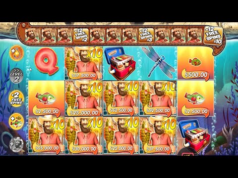 BIG BAS SPLASH – HUGE CASINO WIN RECORD HIT 8 FISHERMANS with x10 MULTIPLIER BUY CASINO SLOT ONLINE