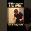 Big Win $40,000 in CrazyTime by ttdante 💸 10X Top Slot #youtube #bigwin #crazytime #shorts