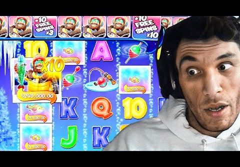TRAINWRECKS GETS TO MAX LEVEL ON BIGGER BASS! (RECORD WIN!)