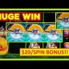 $20/Spin = HUGE WIN on Huff N’ More Puff! SO MANY BONUSES!!