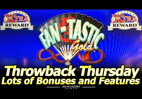 Fan-Tastic Gold Slot Machine – Lots of Bonuses and Features for Throwback Thursday!