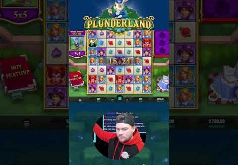 Relax Gaming Slot Plunderland Delivers Big Win! #shorts