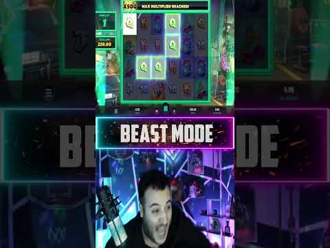 Biggest Win on Beast mode slot! Big win of the week