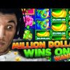 TRAINWRECKSTV NEW  BIG SLOT WINS 2023💰RECORD WIN 😱  COMPILATIONS OF MAX WINS 😍