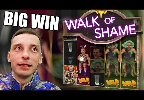 WALK OF SHAME MEGA BIG WIN🔥 NO LIMIT CITY SLOT BONUS BUYS