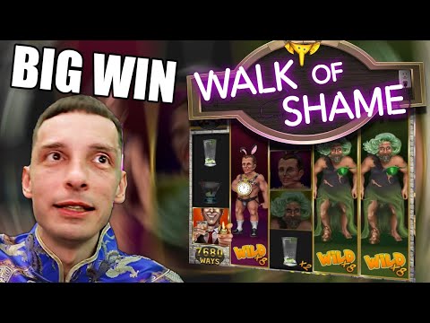 WALK OF SHAME MEGA BIG WIN🔥 NO LIMIT CITY SLOT BONUS BUYS