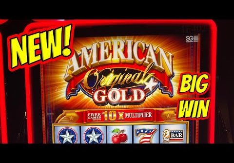 NEW SLOT: Big Bonus Win on American Original Gold