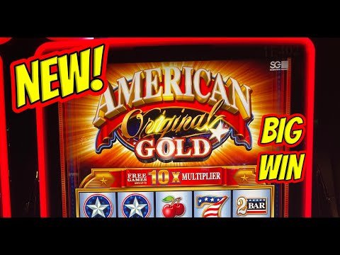 NEW SLOT: Big Bonus Win on American Original Gold