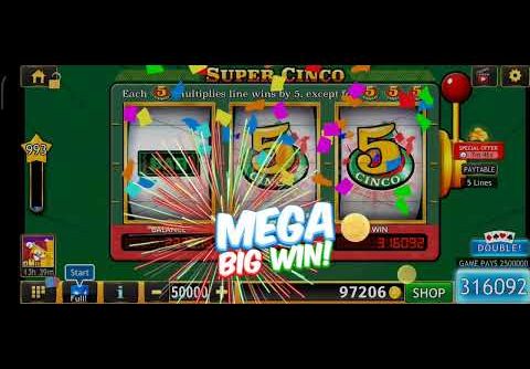 SUPER CINCO : MEGA BIG WIN + DOUBLE UP (Wild Triple Slots)