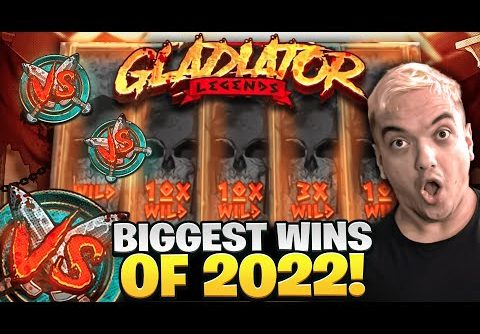 OUR BIGGEST WINS EVER ON GLADIATOR LEGENDS!! – TOP 4 INSANE ONLINE SLOT WINS!