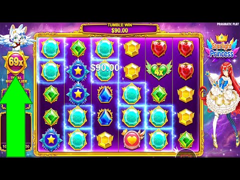 STARLIGHT PRINCESS – BIG BONUS BUY – HIT x73 MULTIPLIER – BIG WIN CASINO SLOT ONLINE GAME