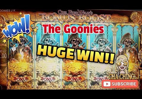 💥 💥 BIG WIN on The Goonies Slot 💥 💥 £2 Spin #supersmiley #slots #thegoonies