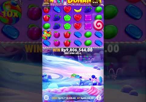 SWEET BONANZA SLOT 🍭 MEGA BIG WIN BONUS 🤑 EPIC MULTIPLIERS OMG‼️ #shorts