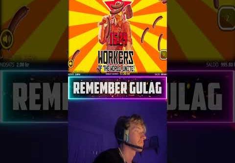 Full Screen on Remember Gulag slot! Record Bonus Win