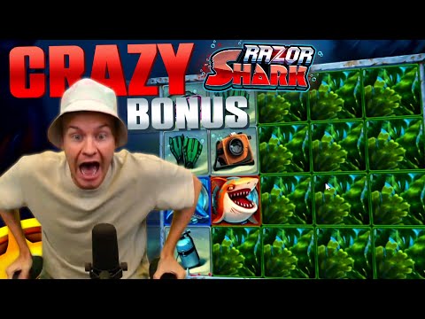 SEAWEED! Unexpected BONUS on Razor Shark! (Big Win)