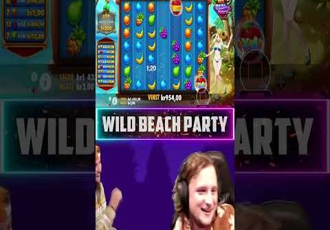 Huge win in Base game on Wild Beach Party slot! Biggest win of the week