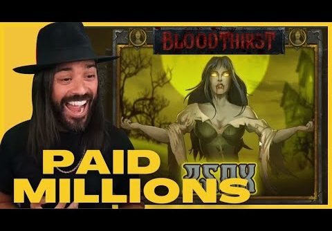 ROSHTEIN RECORD WIN ON BLOODTHIRST SLOT!! HACKSAW NEW GAME