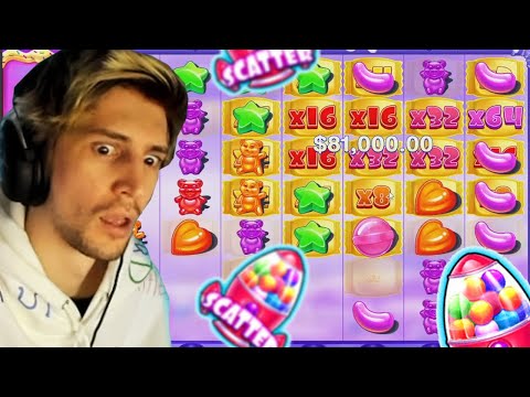 XQC GETS MASSIVE WINS ON THE NEW SUGAR RUSH SLOT!