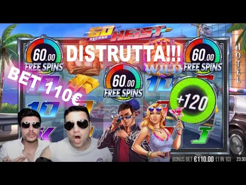 💥 RECORD WIN 💰 RAPINA 60 SECOND HEIST | EXESLOT ESCLUSIVE SLOT ONLINE