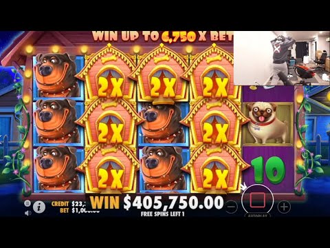 Xposed Gets RECORD WIN on Dog House Slot!!