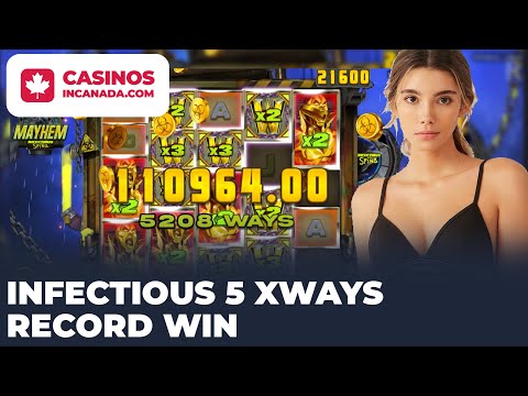 Big Win! Infectious 5 xWays Slot Record WIn 301381€
