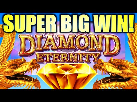 AMAZING!! TAX-FREE SUPER BIG WIN! 😍 $8.80 BET DIAMOND ETERNITY Slot Machine (SG)
