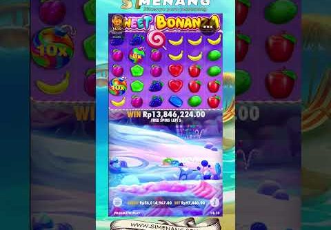 SWEET BONANZA SLOT 🍭 MEGA BIG WIN BONUS 🤑 EPIC MULTIPLIERS OMG‼️ #shorts