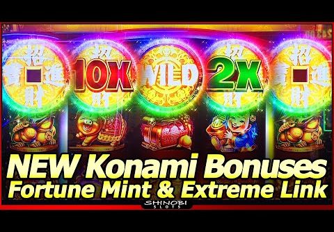 Fortune Mint and Quick Strike Extreme Link Slot Machine – NEW Konami Games! Last Spin Bonus BIG WIN!