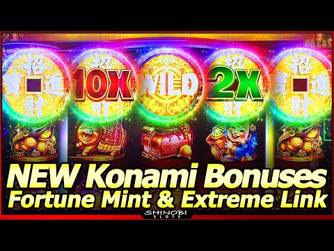 Fortune Mint and Quick Strike Extreme Link Slot Machine – NEW Konami Games! Last Spin Bonus BIG WIN!