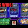 BIG WINS! AWESOME RUN ON MEGABUCKS SLOT! + CASH MACHINE JACKPOTS + DOUBLE BLAZING 777 SLOT PLAY!