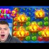 SUPER RARE 5 SCATTER BONUS On FRUIT PARTY 2?!.. (HUGE BONUS)