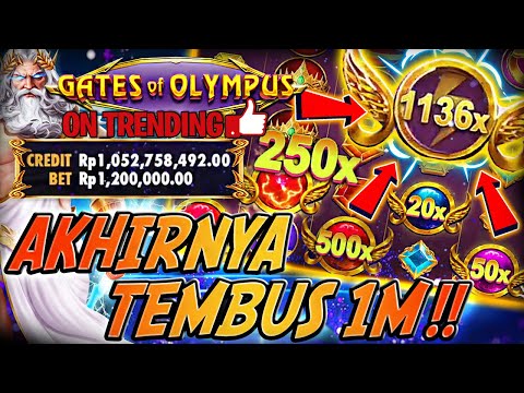 1 MILIAR!! TIPS DAN TRIK GATES OF OLYMPUS 1000X SLOT PRAGMATIC PLAY 2021