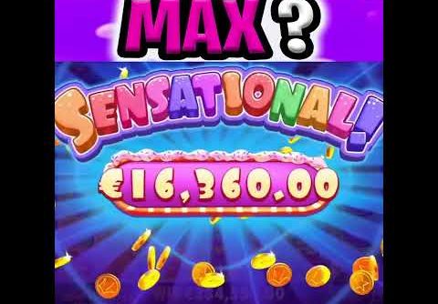 MY BIGGEST RECORD WIN EVER 🤑 SUGAR RUSH SLOT 🔥 CAN THIS BE THE MAX WIN‼️ #shorts