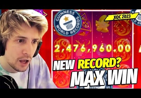 XQC’s BIGGEST SLOT WIN💰ALL New RECORD WIN 😱  AMAZING WIN !! $5+ MILLION WON😍