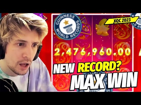 XQC’s BIGGEST SLOT WIN💰ALL New RECORD WIN 😱  AMAZING WIN !! $5+ MILLION WON😍