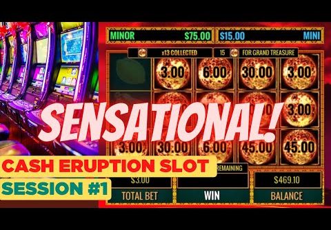 Cash Eruption Casino Slot | My Biggest Wins | Going for Grand Jackpot