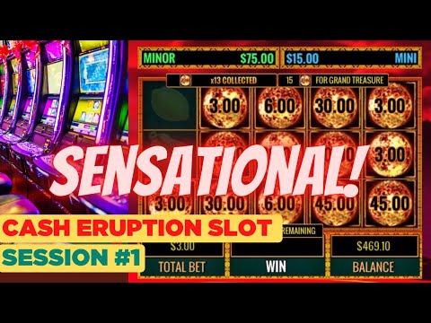 Cash Eruption Casino Slot | My Biggest Wins | Going for Grand Jackpot
