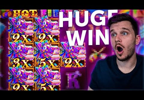 HOT FIESTA PAID ME MY BIGGEST SLOT WIN EVER! (OH MY GOD!)