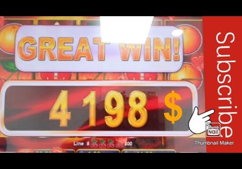 SHINING CROWN FRUITS SUPER HOT BET 10,00 SLOT MACHINE BIG WIN PĂCĂNELE