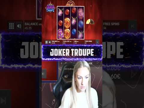 Amazing bonus win on Joker troupe slot! New biggest win of the week