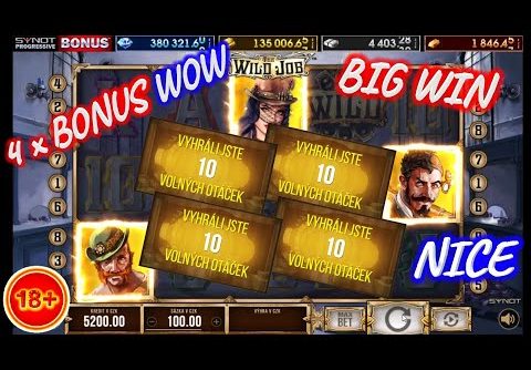 G.E. | THE WILD JOB | 4 X BONUS 🔥 | BIG WIN 🦄 | SYNOT 🎰 | #SLOT 412