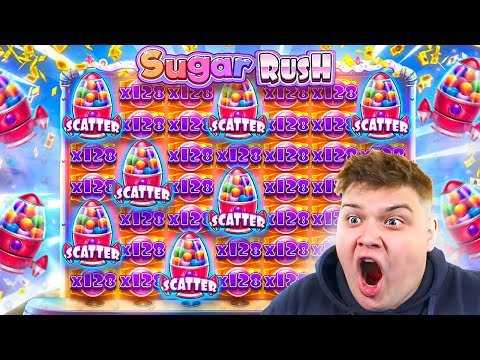 MY BIGGEST EVER $50,000 WIN On SUGAR RUSH!! (RECORD)