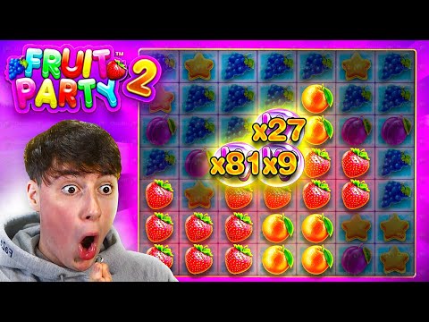 HUGE 500X WIN On THIS SUPER UNDERRATED SLOT?!.. (FRUIT PARTY 2)