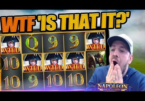 WTF!! ‘IS IT A WILD LINE???’ Napolean Slot Drama!