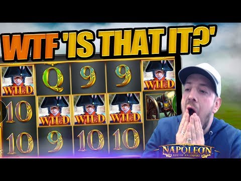 WTF!! ‘IS IT A WILD LINE???’ Napolean Slot Drama!