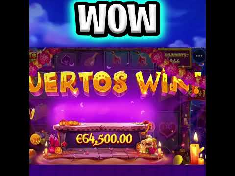 MY BIGGEST WIN EVER MUERTOS MULTIPLIER 🤑 SLOT EPIC RECORD SLOT WINS‼️ #shorts