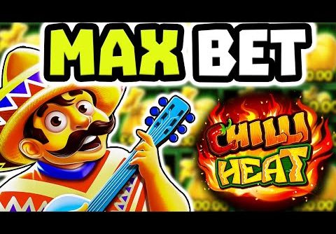 CHILLI HEAT MEGAWAYS 🌶 SLOT MAX BET 🔥 BONUS PAYS HUGE BIG WINS‼️