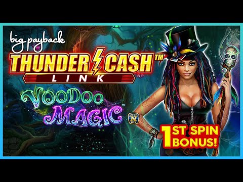 1ST SPIN BONUS! Thunder Cash Voodoo Magic Slot – BIG WIN!